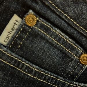 Carhartt Dark Blue Denim Pencil Skirt